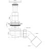 McAlpine Syfon brodzikowy 50mm HC252588B